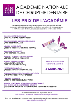 Affiche prix ANCD 2026